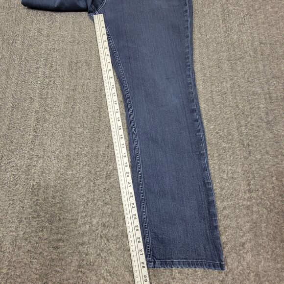 Paige Jeans Mens 36x28 Blue Transcend Federal Slim Straight Dark Wash Colman - Picture 6 of 14